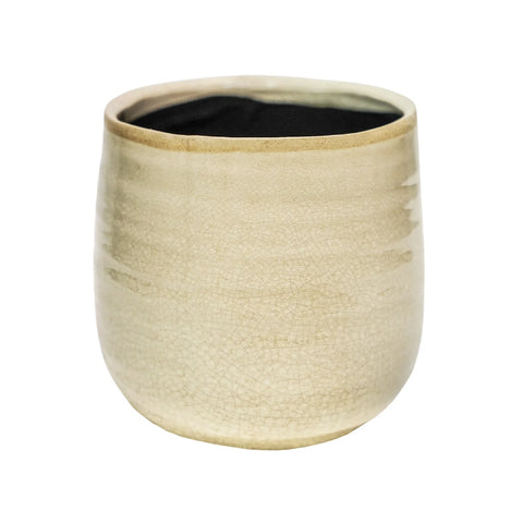 Como Cream premium Glaze planter (26cm plant pot)