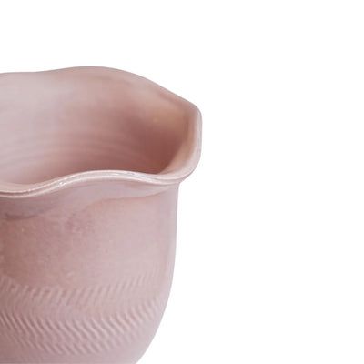 Scalloped Edge Planter Blush
