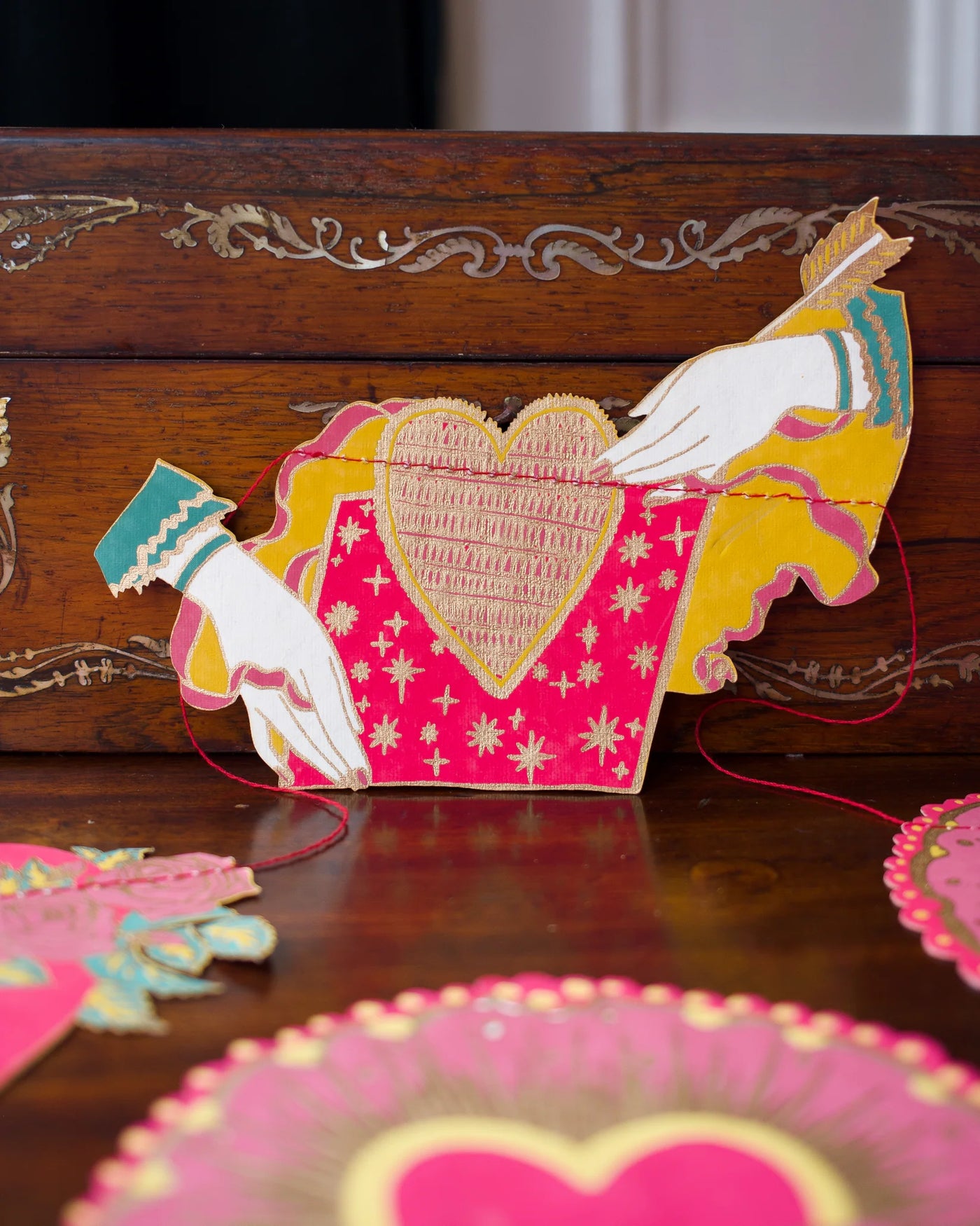 Hearts Garland – Handmade Paper Decoration