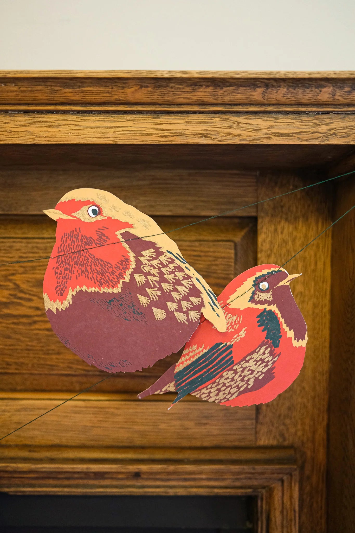 Hedgerow Garland – Handmade Winter Paper Decoration