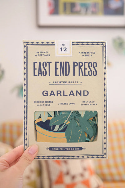 Houseplants Garland – Handmade Paper Decoration