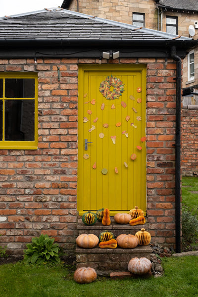 Mushroom Garland – Handmade Paper Decoration