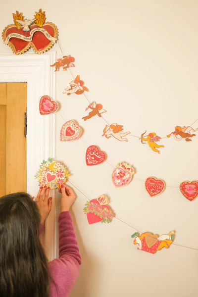 Hearts Garland – Handmade Paper Decoration