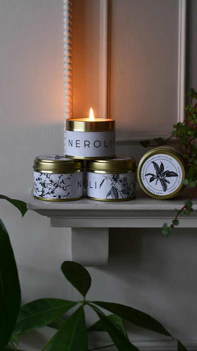Neroli Candle – 70g Gold Tin