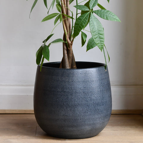 The Graphite Curve Pot 25cm Plant Pot