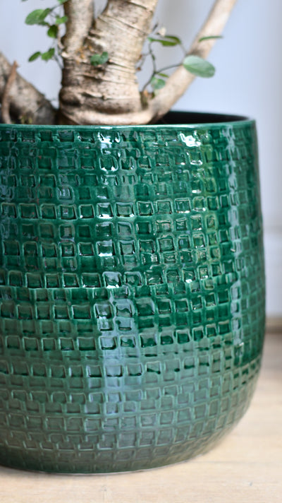 Floyd Pot Round Green (H30 x D32cm)