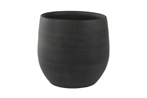 The Graphite Curve Pot 25cm Plant Pot