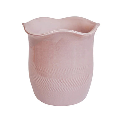 Scalloped Edge Planter Blush