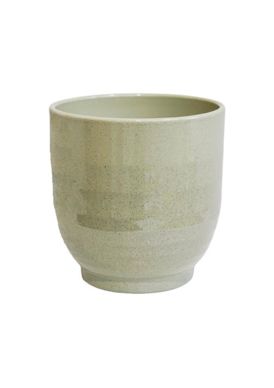 Serene speckle green granite planter 14cm x 14cm