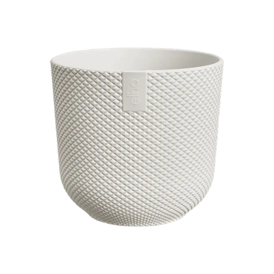 Mini Silky White Indoor Plant Pot – 9cm Recycled Plastic Planter