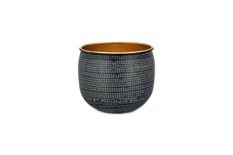 Dieffenbachia Summer & Tembesi Etched Planter
