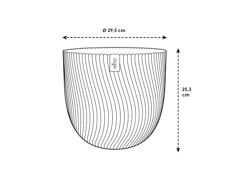 Sereh Round Mushroom Plant Pot 30cm
