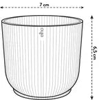Elho Vibes Fold Round Mini Plant Pot – 7cm Fern Green