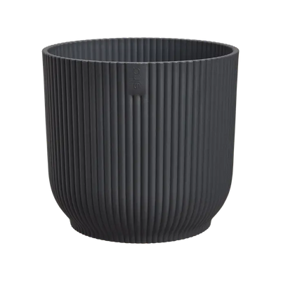 Elho Vibes Fold Round Plant Pot – 16cm Anthracite