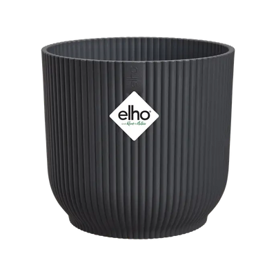 Elho Vibes Fold Round Plant Pot – 30cm Anthracite