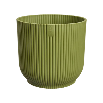 Elho Vibes Fold Round Plant Pot – 18cm Fern Green