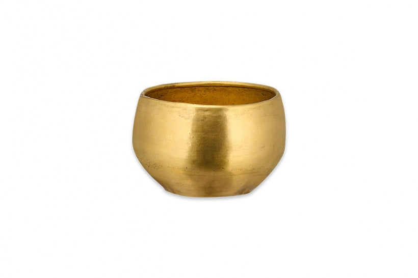 Atsu Brass Planter - small