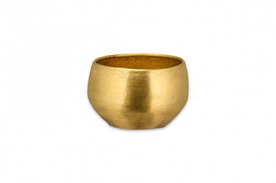 Atsu Brass Planter - small