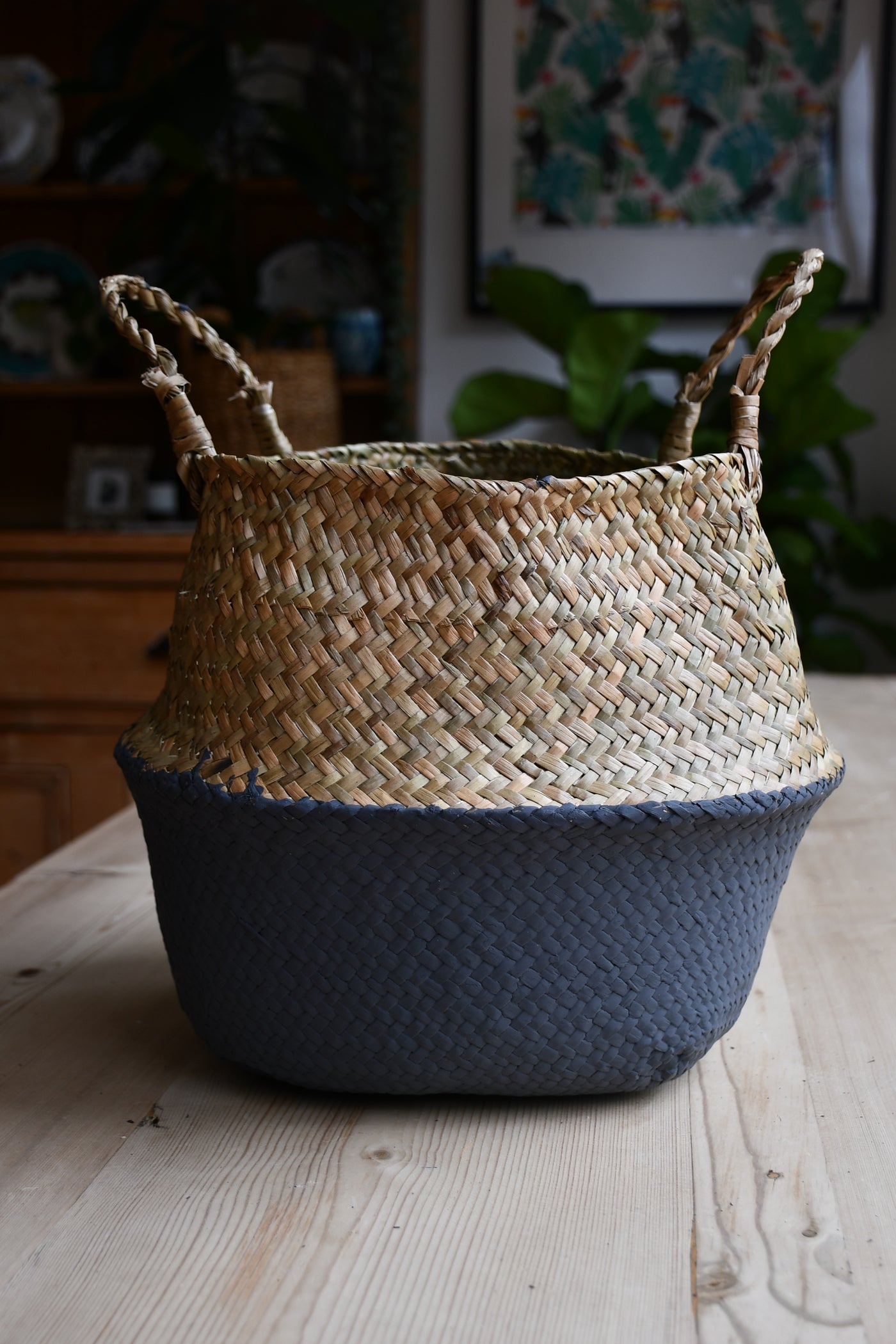 Grey Seagrass Planter