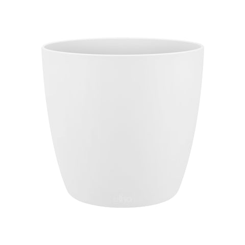 Brussels Round Plant Pot 14cm - White