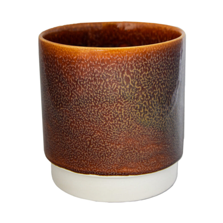 amber plant pot Amber Reactive Planter (13cm Plant Pot) – Happy Houseplants