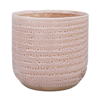 Morganite Reactive Glaze Planter H13Cm D13Cm (13cm pot)